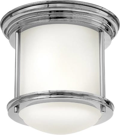 Hinkley LED Plafond Badkamerlamp Hadrian | 1X E27 Max 60W | IP44 | Dimbaar | Chrome