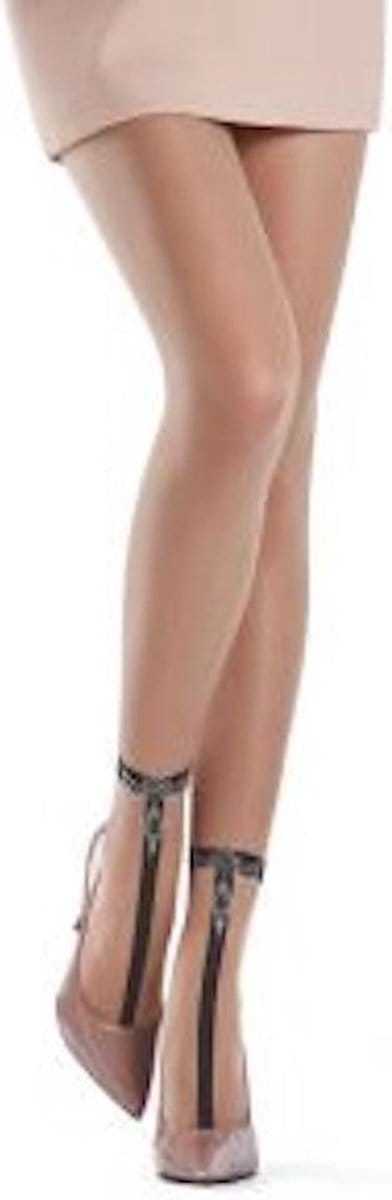 Oroblu fantasie panty maat S (zwart/zwart)