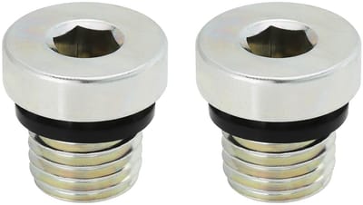 Dailygoods- Afdichting Plug M12x1.5mm - Koolstofstaal - Rubber Pakking - Waterpijp Plug - Sterke Afdichtingsprestaties - Hoge Temperatuur Bestendig - Pijpplug