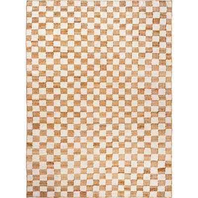 Ferm Living Wollen Jute Vloerkleed - 300 x 200 cm - off-white/natural