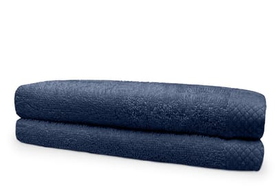Eleganzzz Handdoeken Set - Set van 2 - Handdoek 50x100cm - 420 gr/m2 - 100% Katoen - ocean blue