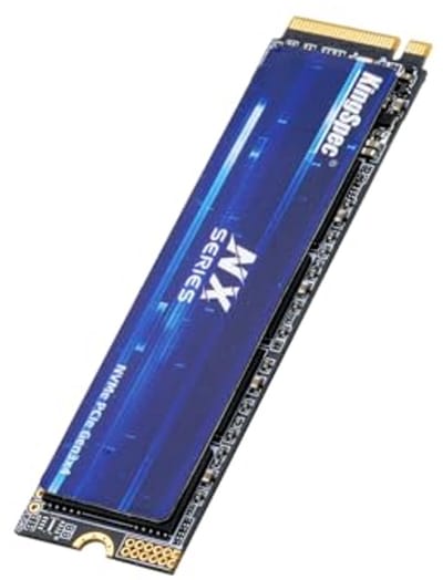 KingSpec NX-serie 512GB Gen3x4 NVMe M.2 SSD, tot 3500 MB/s, 3D NAND Flash M2 2280 interne solid-state drive, voor desktop en laptop