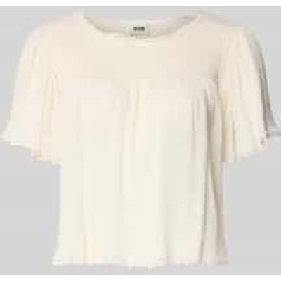 T-shirt van linnenmix met kant model 'TAYLIE'