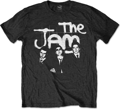 The Jam Heren Tshirt -L- B&W Group Shot Zwart