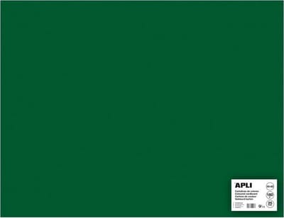 APLI  Donkergroen Karton 50 x 65 cm 170 g/m² - 25 vel