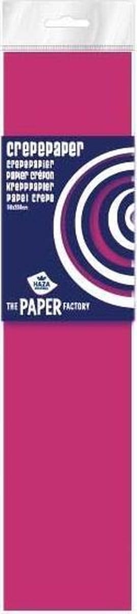 Haza Original Fluor-crêpepapier The Paper Factory 250 Cm Roze