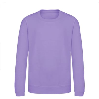 Just Hoods - AWDis Sweat Kinder - Digital Lavender maat 1/2 (XXS)