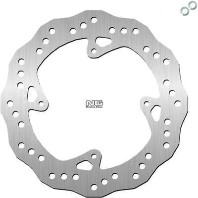 Vlotterende motorremschijfset en steuntje NG Brake Disc Wave 1481XK25