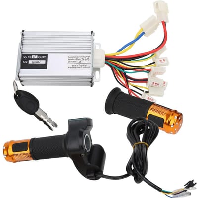 36V 1000W Controller en Universele Gashendel met Scherm Display Set Apparatuur black