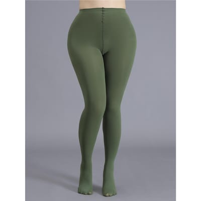 Een Paar Mode Panty's Voor Dames in Grote Maten, Strak 0XL-2XL gray