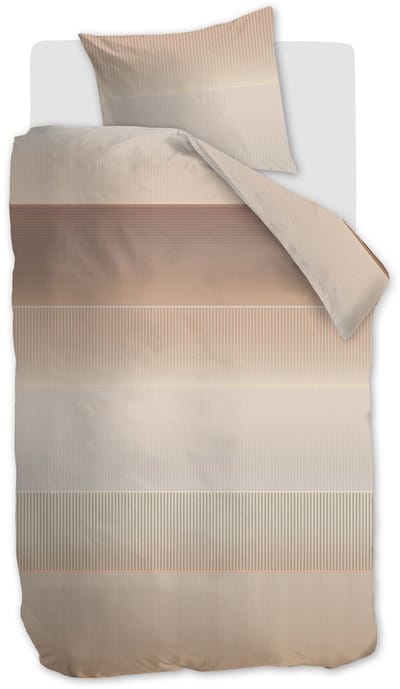 Kardol Abstract dekbedovertrek - Eenpersoons - 140 x 200/220 cm - Terra