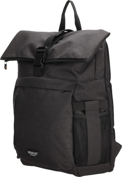 Beagles Originals Kyoto Rugzak Unisex - Laptoptas voor laptop tot 15,6 inch - Werktas van Nylon en Polyester - Zwart