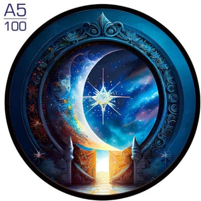 Aardse Scenery Rond Puzzel Kunst Onderscheidend Vormgegeven Stukken Speelgoed ideaal voor Volwassenen Kerstmis verjaardag Landschapsvorming Cadeau W14425WW-