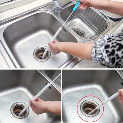Flexibele Afvoerontstopper Borstelset 71cm - Voor Schoonmaken Douche, Badkamer en Keukenafvoeren