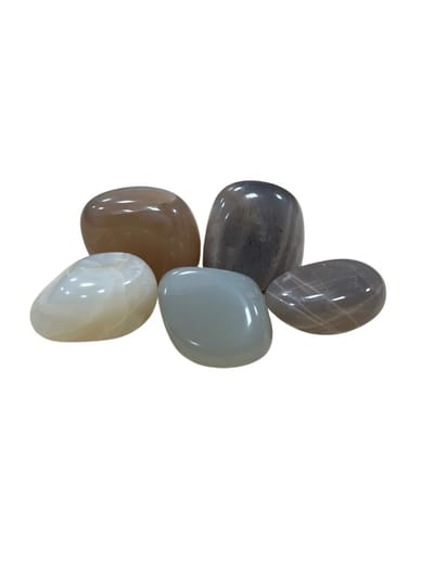 Maansteen multi A 250 gr. trommelstenen (mt3)
