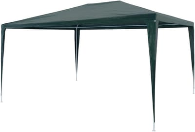 Partytent Groen - Tuinpaviljoen Feesttent - Buitenfeesten Organiseren - UV- en Waterbestendig - 3 x 4 m - Groen