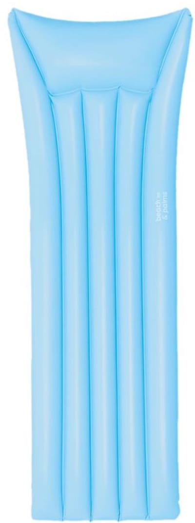 Beach & Palms - luchtbed - 177 x 67 x 19 cm - blauw - suntanner