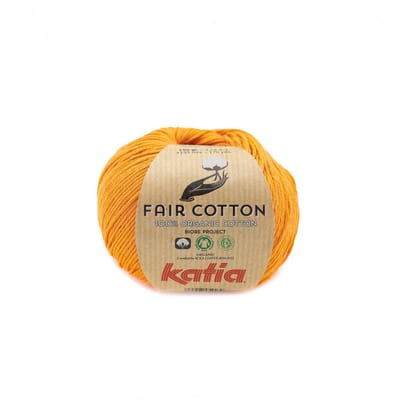 Katia Fair Cotton - 37 okergeel - Biologisch Katoengaren