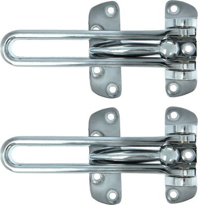 AMIG kierstandhouder - 2x - 120mm - verchroomd - incl schroeven - inbraakbeveiliging