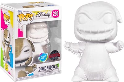 Funko The Nightmare Before Christmas Verzamelfiguur Disney POP! Oogie Boogie DIY 9 cm Wit