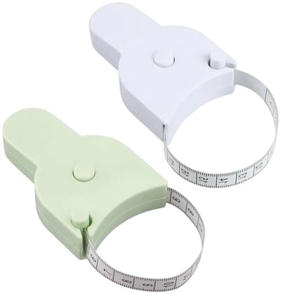 Set van 2 Uitrekbare Meetlinten van 150 cm voor Lichaamsmetingen, Gewichtsverlies en Naaien - Nauwkeurig Meetlint voor Fitness en Kledingontwerp