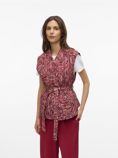 VERO MODA - VMFLORENCE FAE S/L WAISTCOAT WVN BTQ GA - Dames - Vesten