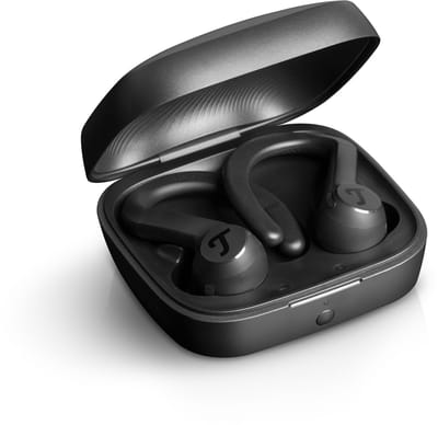 Teufel AIRY Sports TWS 2 - Draadloze Bluetooth in-ear sportkoptelefoon - Actieve ruisonderdrukking, batterijduur tot 58 uur (zonder ANC), snellaadfunctie, aanraakbediening, handsfreefunctie - Night Black