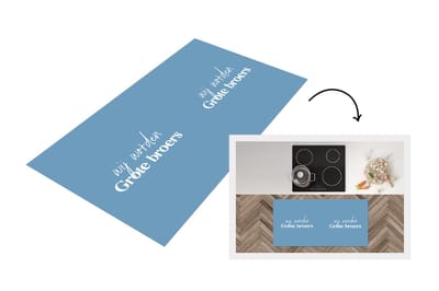 Keukenloper - Loper keuken - Spreuken - Wij worden grote broers - Quotes - Kinderen - Broers - 120x60 cm - Keukenloper vinyl