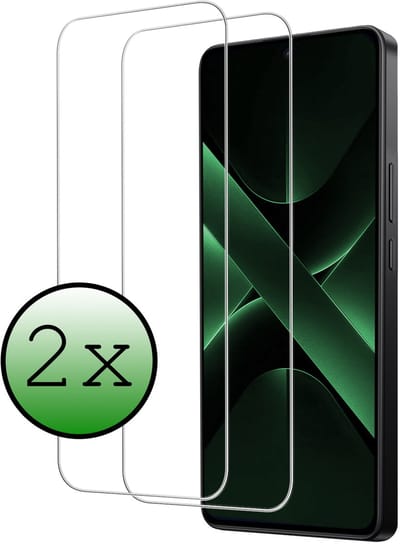 Screenprotector - 2 Stuks Geschikt voor Xiaomi Poco X7 Pro - Extra Sterk - Beschermglas - Gehard Glas - Tempered Glass - Screen Protector