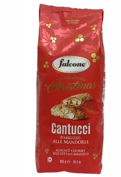 Falcone Special Edition Christmas Cantucci Alle Mandorle, 800 gram