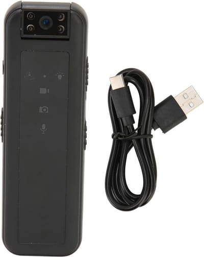 1080P Mini Bodycamera Met Clip - Draagbare Camcorder voor Beveiliging en Nachtzicht