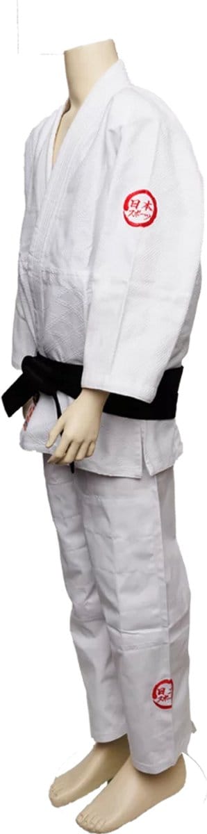 Judopak Nihon Rei 2.0 borduring | Zwart (Maat: 100)