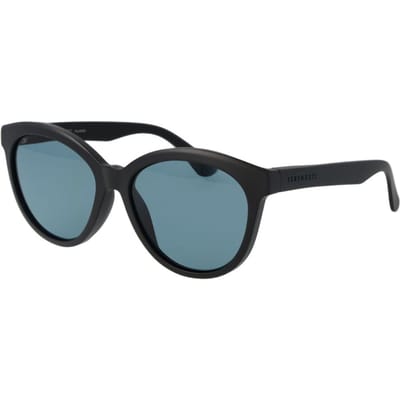Serengeti Endee SS573003 matzwarte saturnus gepolariseerde petrol blauwe zonnebril