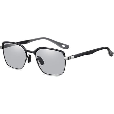 0 -0.5 -0.75 à -6.0 Extérieur Carré Myopie Lunettes de Soleil Hommes Anti-Reflets Conduite Myope Lunettes de Soleil Pour Homme 0 gray