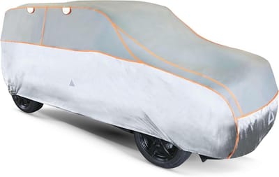 Auto hagelbescherming dekzeil - Hagelwerende garage - Voertuig beschermen - Absorbeert hagelkracht - 520 x 185 x 155 cm - Grijs-zilver