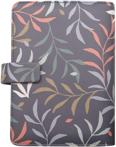 Persoonlijke Organizer - Agenda Planner - Taken Beheren - Bloemen Patroon - 95mm x 171mm - Blauw