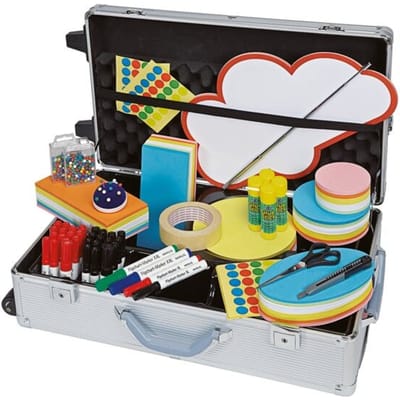 MAULpro Presentatietrolley advanced - zilver - aluminium - 1 stuk - 63 x 38.5 x 19.5 cm - MAUL