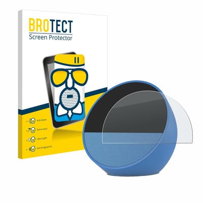 BROTECT - Screenprotector voor Amazon Echo Spot 2024 - Folie Beschermfolie Beschermglas matte