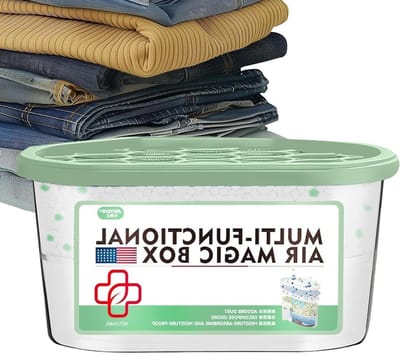 Vochtabsorberende Container - Geurvreter Kast - Vochtbestrijding Ruimtes - Actieve Kool Reiniging - 110 gram - Enkele Attribuut