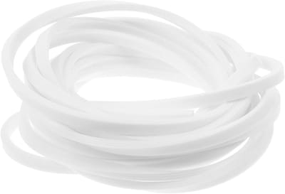 Siliconen ring - Afdichtstrip - Voedsel bewaren - Op maat te snijden - 5 meter - Wit