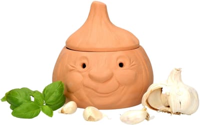 Knut terracotta knoflookpot