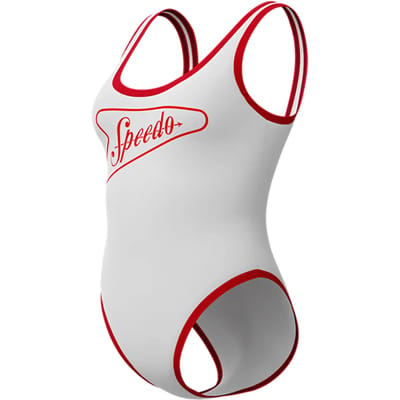 Dames zwempak uit 1 stuk Speedo Solid Bound Scoop