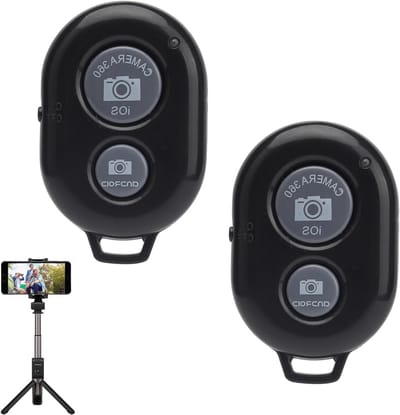 Draadloze Bluetooth Camera Afstandsbediening voor Mobiele Telefoon - Universele Selfie Trigger voor iOS en Android Smartphones, Perfect voor Foto's en Video's