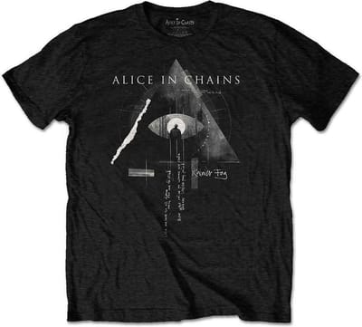 Alice In Chains - Fog Mountain Heren T-shirt - S - Zwart