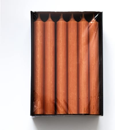 Branded By - Dinerkaars - Cognac -  2,1 x 19,5 cm - Doos 18 stuks