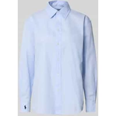 Loose fit overhemdblouse van puur katoen