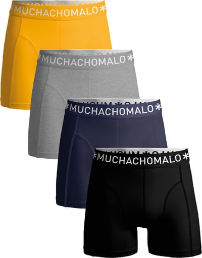 Muchachomalo Boxershort heren – 4 Pack – 95% Katoen – Heren Ondergoed – Kleding – Stevig Ondergoed – Onderbroeken Heren