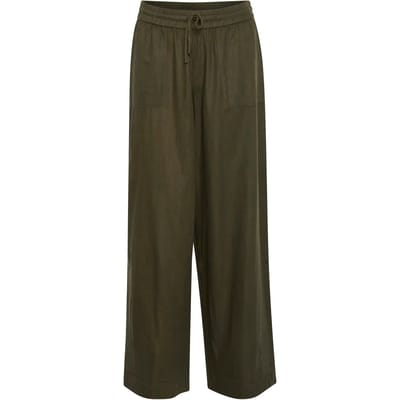 Kaffe KAmilia Long Wide Pants HW Dames Broek - Maat 36