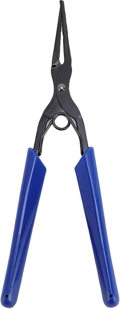 Pliers for Connectors - Fiber Tools - Precisiewerk in Krappe Ruimtes - Roestvrijstalen Bekken - 22.3 cm Lengte - Zwart