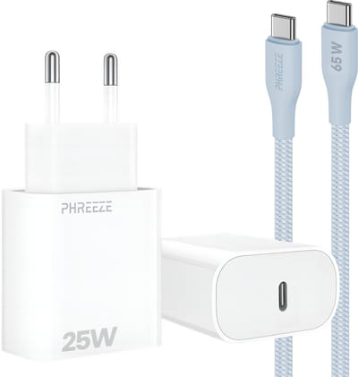 25w power adapter met usb C kabel 1m voor super fast charging s25 s24 s23 s22 s21 s10 a56 a55